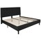 Flash Furniture King Size Black Fabric Platform Bed with Mattress SL-BM10-24-GG - alternate 4